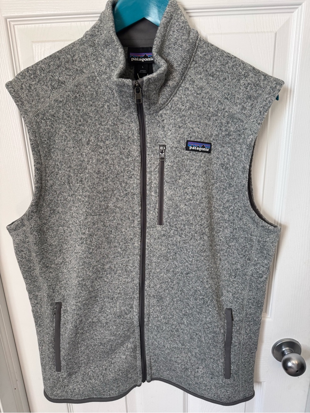 NWT Mens Patagonia Better Sweater Vest Size Large Grey Brand New